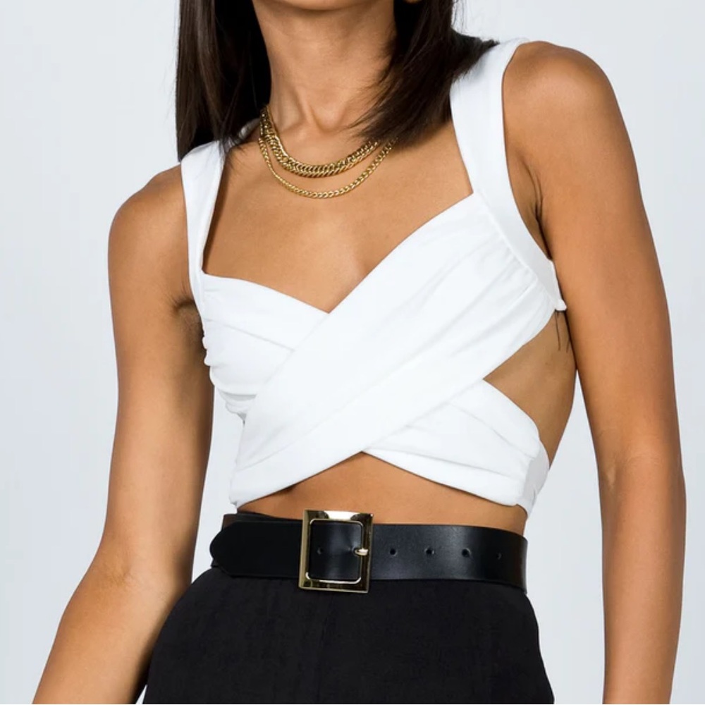 Princess Polly Taylor Top White